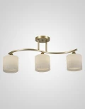 Потолочная люстра на штанге Мелодия Света SL1N SL6789-3 GD 000066023