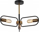 Потолочная люстра на штанге ILLUMICO IL8253-3COU-79 BK GD (220V)