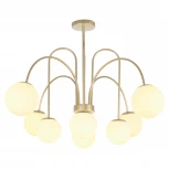 Потолочная люстра на штанге MyFar Cassia MR2351-8C (220V, шарики)