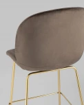 Стул барный Stool Group Beetle со спинкой коричневый УТ000025456