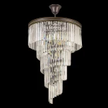 Подвесная люстра ярусная каскадная Citilux Мартин CL332171 (220V, хрусталь)