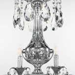 Подвесная люстра Bohemia AL7901 AL79101/10/250 B Ni (220V, подвески, на цепи, подсвечник, свеча)