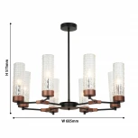 Потолочная люстра Favourite Flumen 2567-8P