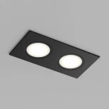 Встраиваемый влагозащищенный светильник Denkirs Port DK3112-BK (220V)