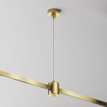Подвес тросовый Hang с прямым коннектором питания Flarity латунь Maytoni Accessories for tracks Flarity TRA157SW-IPC1-BS (24V)