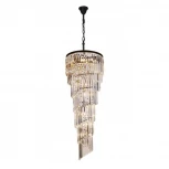 Подвесная люстра Divinare Charlotte 3011/01 SP-15 (220V, хрусталь, на цепи)