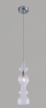 Подвесной светильник Crystal Lux Iris SP1 A TRANSPARENT (220V, на проводе, круглые)