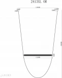 Подвесной светильник iLedex Rocks 2413XL OR (220V)