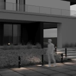 Наземный уличный светильник Maytoni Cave O468FL-L9B3K (LED, 220V, круглые, IP65)