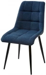 Стул CHIC TRF-06 полночный синий/ RU-03 синяя сталь/ черный каркас