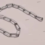 Цепь для люстры с двумя карабинами Eurosvet, хром