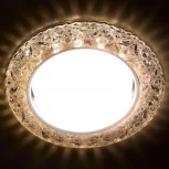 Встраиваемый точечный светильник Ambrella Gx53 Led G308 CL/WW