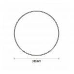 Светодиодный светильник потолочный 60W CCT 3000-6500K, с ПДУ белый матовый Lumin'arte Macaron CLL57