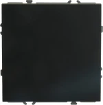 Переключатель одноклавишный (черный) Stekker Эмили 49841