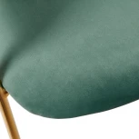 Стул Turin мятный с золотыми ножками Bradex Home FR 0912