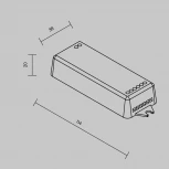 Wi-Fi контроллер для светодиодной ленты RGB MIX 12-24В Maytoni 742001