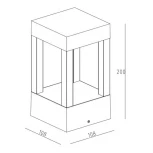 Наземный светильник Oasis Light W61848-200