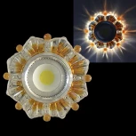 Встраиваемый точечный светильник Reluce 42235-9.0-001PL MR16+LED3W CL/BN (220V)