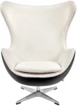 Кресло Bradex Home EGG STYLE CHAIR черный, экокожа (RF 0696)