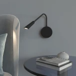 Бра для чтения светодиодное с выключателем и USB-портом Elektrostandard Stem 40120/LED черный (220V)