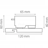 Трековое крепление Lightstar Asta 592069 (220V)