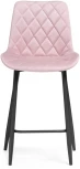 Полубарный стул Woodville Баодин К розовый / черный 511150