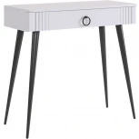 Ева Туалетный столик 2 (без зеркала) Mebelson (ЛДСП,МДФ/Светлое дерево,Белый) арт.TS-02.3101