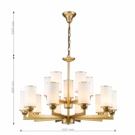 Подвесная люстра ярусная Favourite Sollemnis 2621-15P (220V, на цепи)