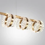 Подвесной светильник Odeon Light Mirage 5030/40L античн.бронза/металл/акрил LED 40W 4000K 2244лм