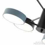 Потолочная люстра на штанге Arte Milano Ferrara 250906/6B Bk/Gr (LED, 220V, круглые)