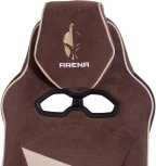 Кресло ARENA флок , коричневый/бежевый, 6/7 Tetchair 14130