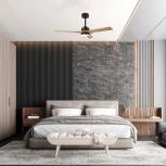 Люстра потолочная-вентилятор с ПДУ Mantra Thai 8716 (регулировка яркости, LED, 220V)