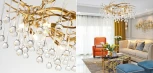Подвесная люстра Droplet Chandelier 80 ImperiumLoft 40.2698-0 (148053-22)