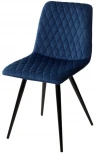 Стул CHILLI-X СИНИЙ #29, велюр / черный каркас, 4 шт/ 1 к