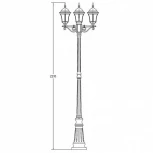 Наземный фонарь Oasis Light 91309S B Bl