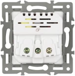 Механизм розетки с USB зарядкой SCT-MUAA-PL-BK (250V, 16A) (Arlight) 043734