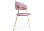 Стул на металлокаркасе kamelia pink / gold