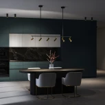 Спот на штанге Eurosvet Barre 20252/6 LED черный/латунь (220V, пульт управления)