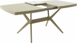 Стол Аврора Оскар 2М Glass 140, Капучино