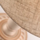 Интерьерная настольная лампа Eurosvet London 01060/1 белый с золотом (220V, выключатель)