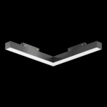 Трековый угловой линейный светильник 48V Basis Gravity 4000K 24Вт 120° LED (магнитный) Maytoni Technical TR078-2-24W4K-B