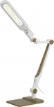 Офисная настольная лампа светодиодная на струбцине с регулировкой цветовой температуры и яркости ЭРА NLED-497-12W-G (220V, сенсорный выключатель)