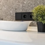 Рамка на 3 поста Stark (черный) Werkel W0031808 (a050925)