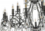Подвесная большая люстра Dio D'Arte Isola E 1.1.24.600 NB (220V, на цепи, подсвечник, свеча)