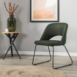 Стул R-Home Lars тёмно-зеленый/Линк