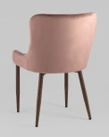 Стул Stool Group Ститч Хани велюр пыльно-розовый ножки дерево УТ000031317