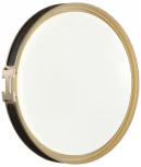 Настенно-потолочный светильник Sonex Favemo Black 7667/DL пластик/белый/черный/золотой LED 48Вт 4000К D405 IP43 (220V, круглые)