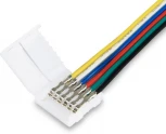 Соединитель гибкий Ambrella Illumination GS7351 односторонний для светодиодной ленты 5050 12/24V (6 конт.) 150 мм