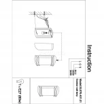 Настенный светильник уличный ST Luce Agio SL076.401.01