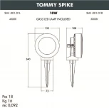 Прожектор уличный Fumagalli Tommy 2M1.001.000.AXD1L (220V, IP66)